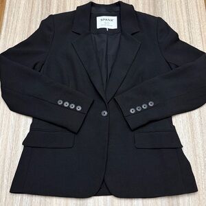 SPANX Ponte Tailored Blazer Size Small in Black NWOT